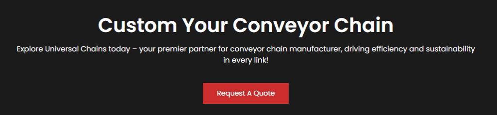 Custom Your Conveyor Chain