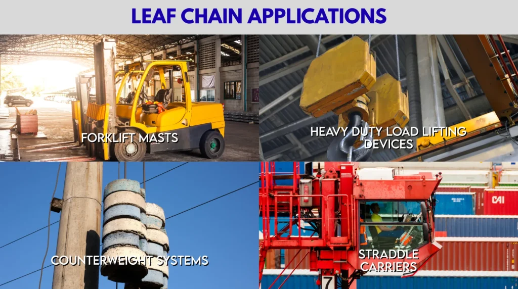 LEAF CHAIN APPLICATIONS