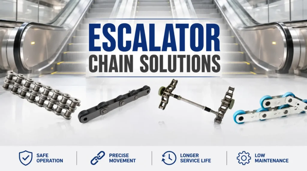 Escalator Chain Solutions for Safe and Reliable Operation